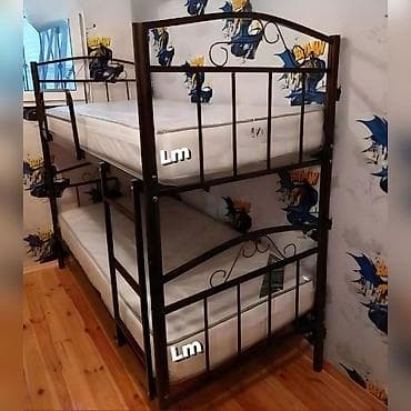 İkimərtəbəli çarpayı Bir başa istehsaldan✔️ Döşəksiz qiymət: 139₼ — 2