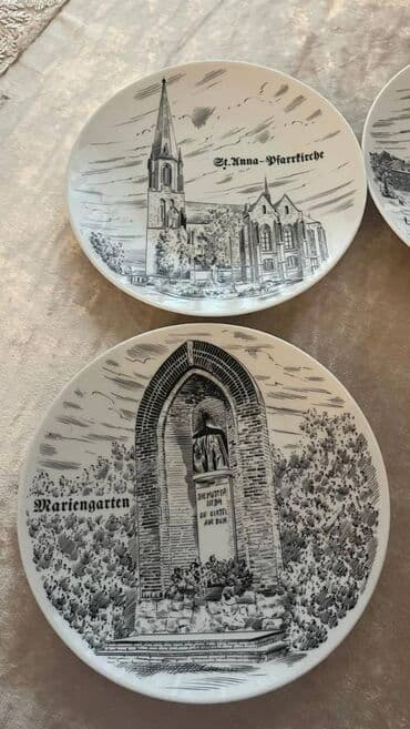 dovşan şəkilləri: DIvar ucun dekorativ tarelkalar - Almanyadan getirilibdir her biri - — 4