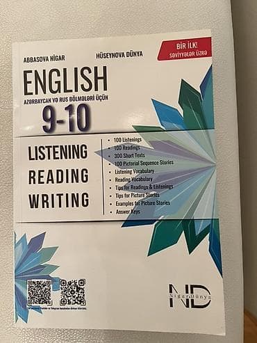 Məhsul: “ENGLISH 9-10” – Azərbaycan və rus bölmələri üçün Müəlliflər
