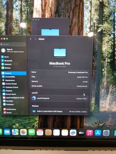 macbook 2012: İşlənmiş Apple MacBook, 16 ", Apple M3 Pro, 512 GB — 6