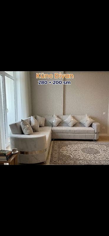 saloglu mebel divanlar: Məhsul: Künc divan dəstləri - Ölçülər: 280 × 200 sm (şəkildə qeyd — 4