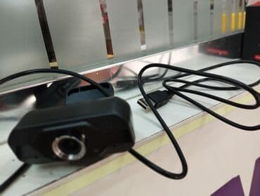 Колонки для ПК и ноутбуков: Qara rəngdə, USB ilə qoşulan veb-kamera. Kompüter və ya noutbuk üçün — 8