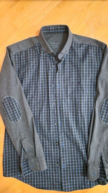 yeni il koynekleri: Э. Maselli brendi, kişi köynəyi, açılıb lakin ölçüsü uyğun olmadığı — 4