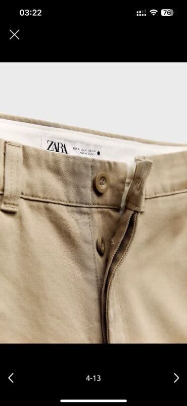 şalvar modelleri 2021: Брюки, Zara, S (EU 36), M (EU 38), L (EU 40) — 5