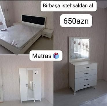 guzgu komod: Yataq otağı dəsti – birbaşa istehsaldan Komplekt: - 2 nəfərlik — 2