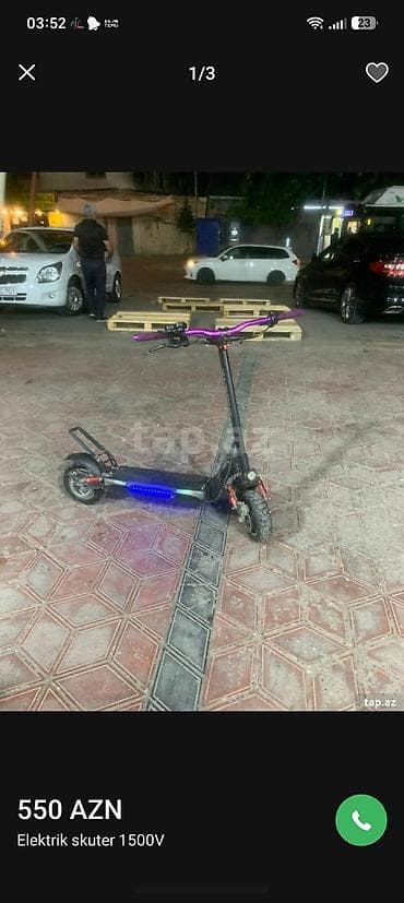 elektro gitarlar: İşlənmiş Elektrik samokat > 12", > 1000 Vt, > 45 km/s — 1