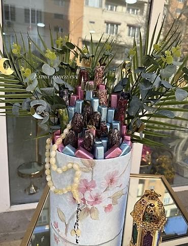 mektebli xoncalari: Ramazan və dini bayramlar üçün hədiyyəlik xonça kompozisiyaları - — 2