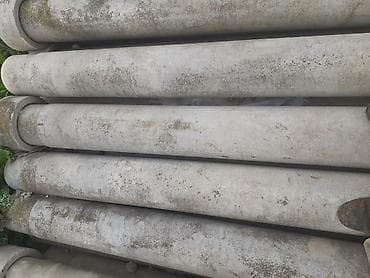 Azbes borular satılır. Sovet istehsalı. 200-lük. Uzunluğu 4 metr