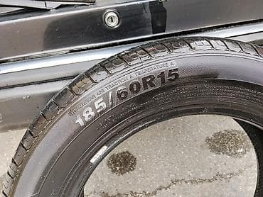masin rollari: Avtomobil şini – 185/60 R15 teker ideal vəziyyətdedir 1hevte surulub — 2
