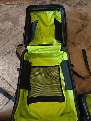 Motosiklet üçün sərt baqaj dəsti – 3 hissə - 2 yan kofr + 1 arxa top — 2