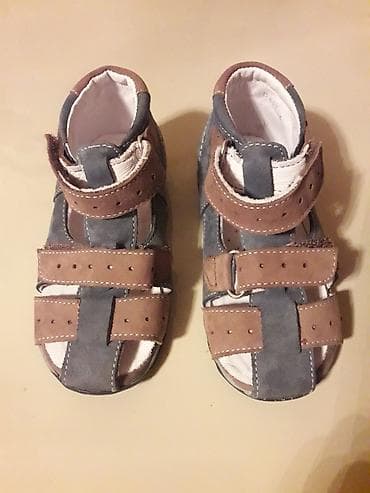 Детская обувь: Цвет - Синий Босоножки, Размер: 23, Для мальчиков — 1