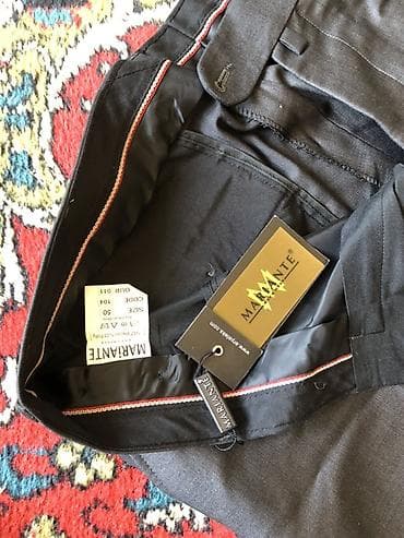 Костюмы: Qara klassik kişi şalvarları - Model: düz kəsim, ütü xətti ön hissədə — 8