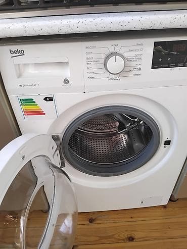 biledir: Beko ön yükleməli paltaryuyan maşın - Yük tutumu: 7 kq - Sıxma — 1