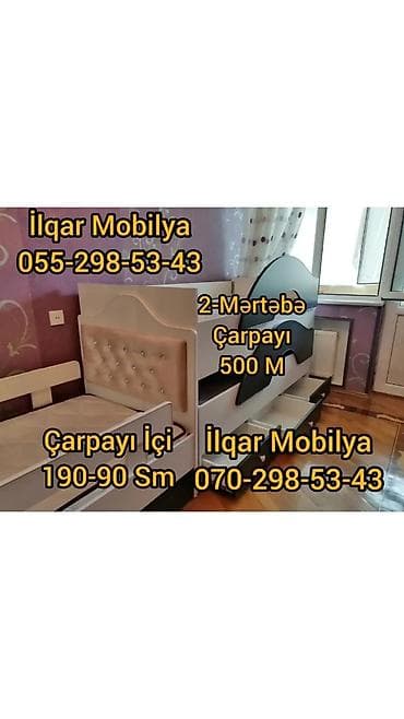 ucuz krafat: Oğlan üçün, Yeni, Çarpayı, Matrassız, Siyirməsiz, Laminat — 3