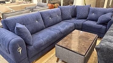 yellənən stul: Künc divan, Qonaq otağı üçün, Bazalı, Açılan — 1