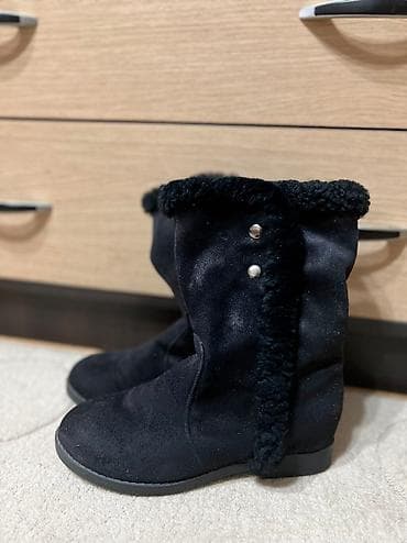 qadın sapaşkiləri: Qısaboğaz, Ölçü: 37, rəng - Qara, İşlənmiş — 4