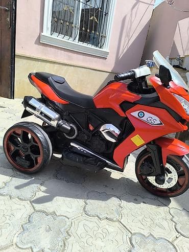 Uşaq elektrik motosikleti – R1200 GS üslubunda, 3 təkərli — 2