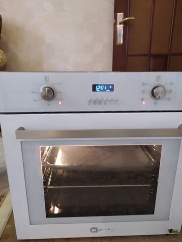 qaz sobasi ve qiymeti: Duxovka Mega, Elektrik, rəng - Ağ, Quraşdırılan, Yeni — 3