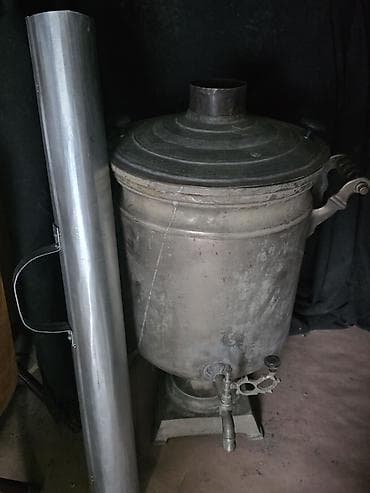 samovar sederek: Böyük həcmli köhnə tip samovar/kazan – kömür/odunla işləyən40 litr - — 2
