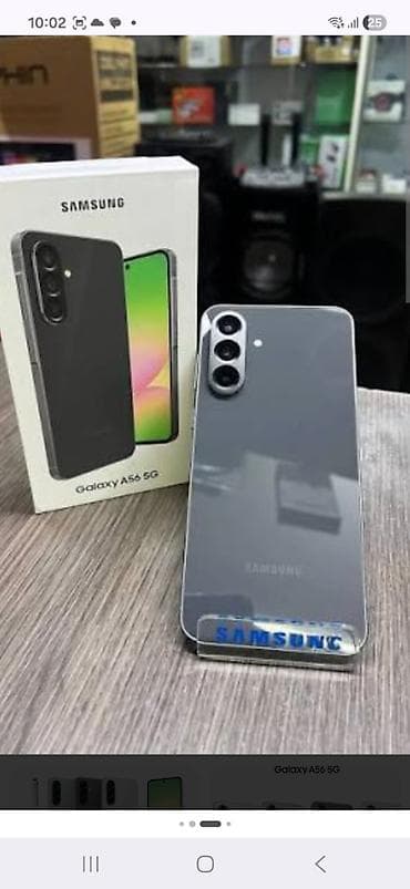 Samsung Galaxy A56 5G, 256 ГБ, цвет - Серый at lalafo.az Samsung Galaxy A56 5G, 256 ГБ, цвет - Серый