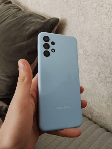 cat ekran: Samsung Galaxy A13, 128 GB, rəng - Mavi, Barmaq izi, Face ID — 1