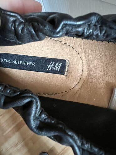 Basanoşka və səndəllər: Ölçü: 38, rəng - Qara, İşlənmiş — 3