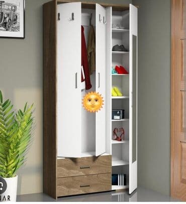 Yeni, Açılan, 2 qapılı Düz dolab, Dəhliz dolabı lalafo.az -da Yeni, Açılan, 2 qapılı Düz dolab, Dəhliz dolabı