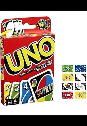 CD, DVD disklər və kassetlər: Uno kart 3 azn,yenidir bagli qutuda,islenmis deyil — 1