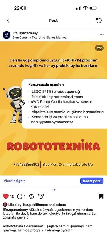 pultlu robot: Müasir dünyada uşaqlarımızın yalnız dərs kitabları ilə deyil, həm də — 2