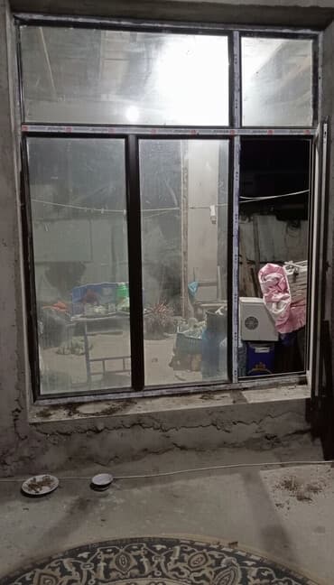 plastik qapi pencere profilleri: İşlənmiş İkiqat şüşə paketi Plastik pəncərə, Еni: 2 sm, Uzunluğu: 2 sm — 1