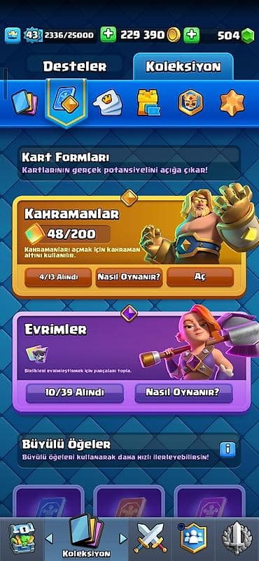 mini pirinter: Clash Royale hesabı – yüksək kupa və zəngin kolleksiya - Kral — 3