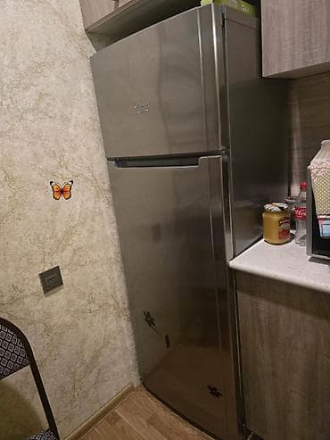 maşın soyducusu: 2 qapılı Hotpoint Ariston Soyuducu Satılır, rəng - Gümüşü — 1