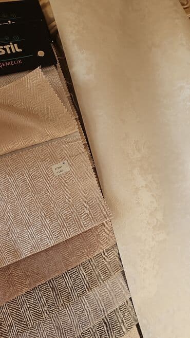 ucuz tul: Bu dəst tünd bənövşəyi rəngli iki qalın pərdədən və ortada yerləşən ağ — 8