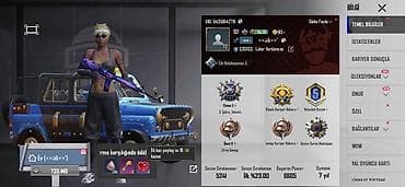 PUBG Mobile hesabı – zəngin kolleksiya və yüksək səviyyə - UID