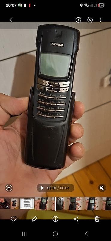 philips xenium w632: Nokia 8 Sirocco, rəng - Qara, Düyməli — 1