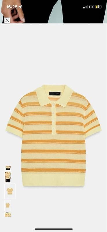 zara cins: Polo köynək, Zara, S, rəng - Sarı — 3