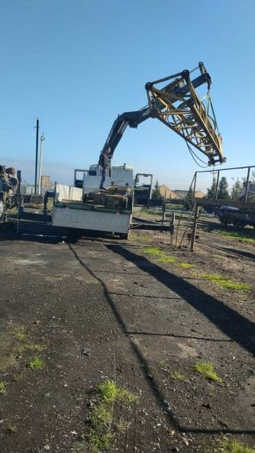 Qoruyucu plyonka və şüşələr: Gunluk,ayliq arendeya verilir.Kran hiab 330 du.Kranin yuk goturme — 10