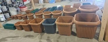 большие горшки для цветов: Dibcek qabi kvadrat gul qabi kvadrat dibcek qabi duzbucaqli gul qabi — 2