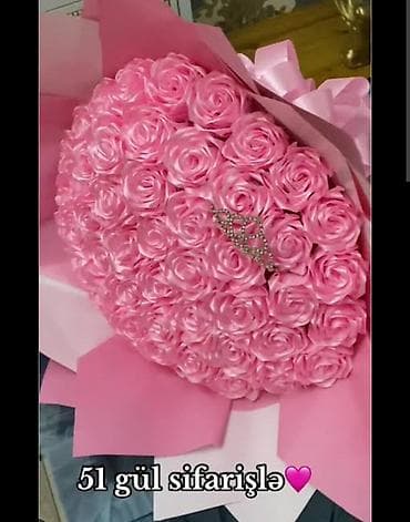 gozel guller фото: Məhsul: Gül buketləri və kompozisiyaları - 51 gül sifarişlə: sıx — 2