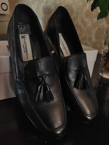 zamuş ayaqqabılar: Möhtəşəm Moreschi brand loafers. İtaliya, əl işi. Təmiz dəri. Təzə — 4