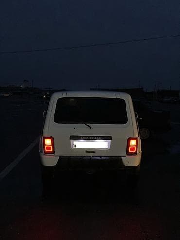 hava kanpiresoru: Model: LADA 4x4 (Niva), ağ rəng Kuzov: 3 qapılı, qapalı baqajlı — 1