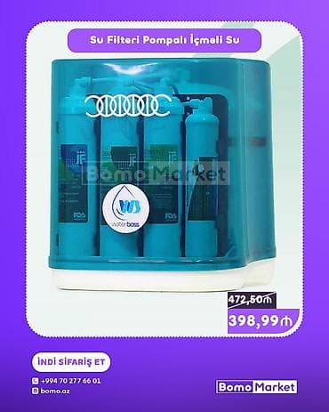 Su Filtri – Pompalı İçməli Su sistemi - Waterboss markalı