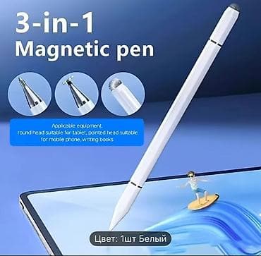 tablet ekranı: 3-in-1 maqnitli stylus qələm - Universal uyğunluq: planşet, smartfon — 5