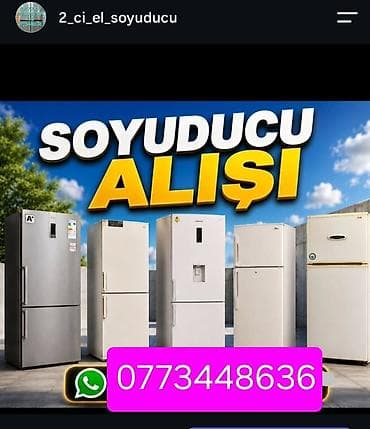 Холодильное оборудование: Soyuducu ve paltar yuyan alışı satşı etraflı şekilerin prablemlerini — 1