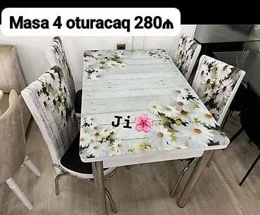 🇹🇷Turkiye istehsali. Metbex masa desti Masa 4 oturacaq Masa 80*130