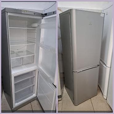 indesit soyuducu soyutmur: 2 qapılı Indesit Soyuducu Satılır, rəng - Gümüşü — 1