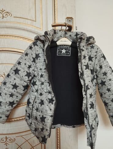 женские джинсовые комбинезоны: Kurtka, Qız üçün, 5 - 6 yaş — 4