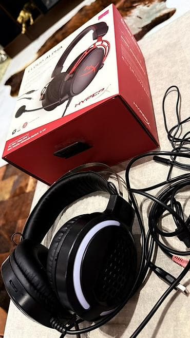 komputer adapter: HyperX Cloud Alpha – Pro Gaming Headset Xüsusiyyətlər: tam yenidir — 5