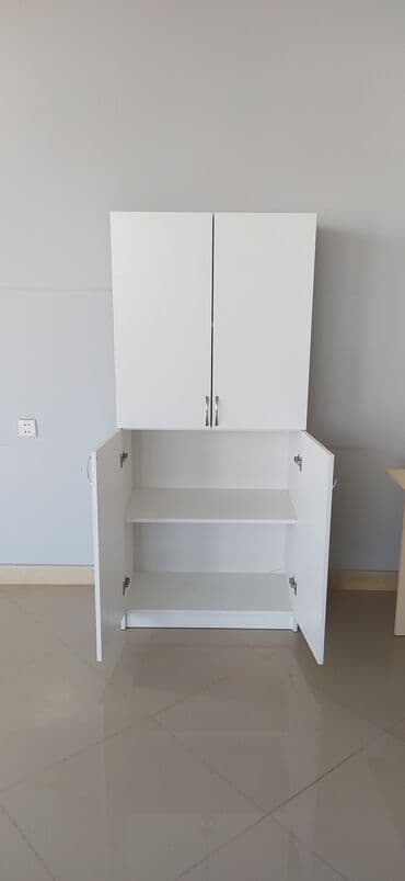 Sifarişlə ofis oturacaqları: Künc dolab, 4 qapılı, Polkalı — 2