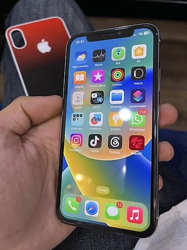 apple iphone 3g: IPhone X, Gümüşü, Face ID — 3